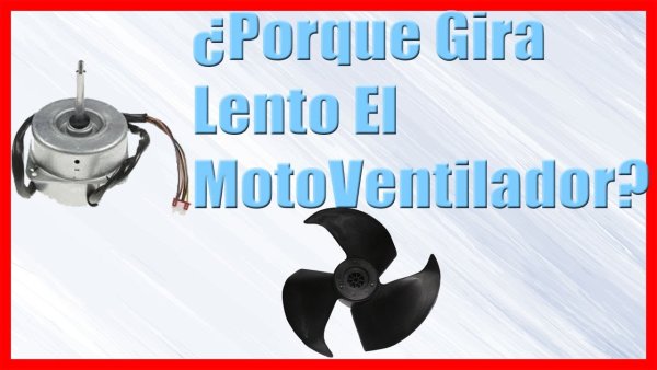 Aire acondicionado con ventilador exterior lento