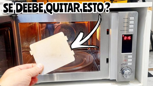 Microondas con guía de ondas sucia