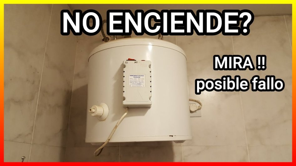 Termo eléctrico con piloto que no enciende